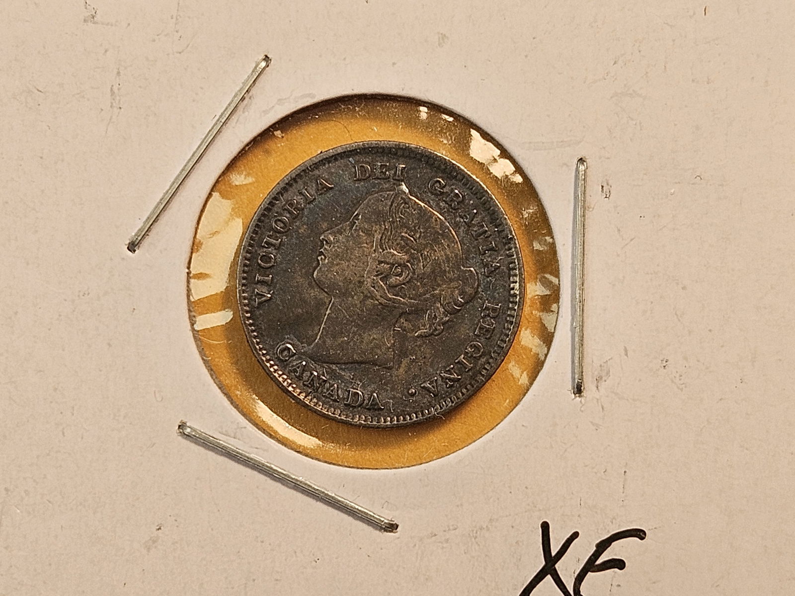 Two Canadian Silver Five Cents - 3