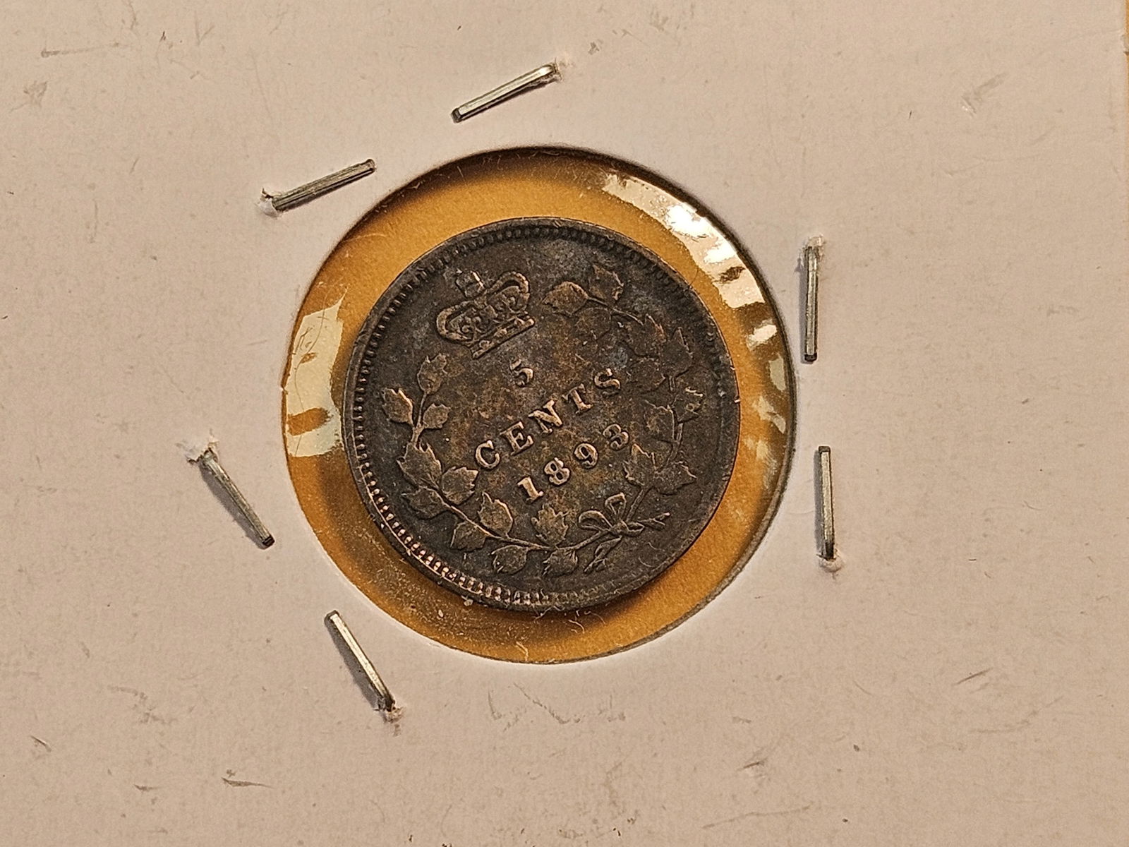 Two Canadian Silver Five Cents - 6