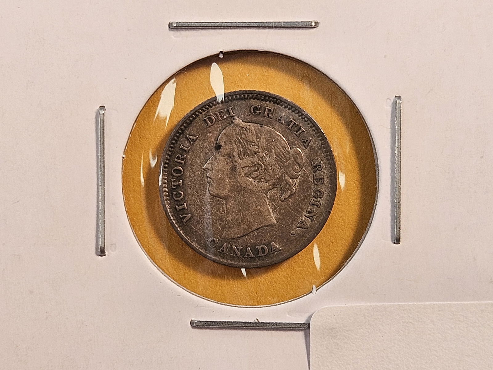 Two Canadian Silver Five Cents - 2