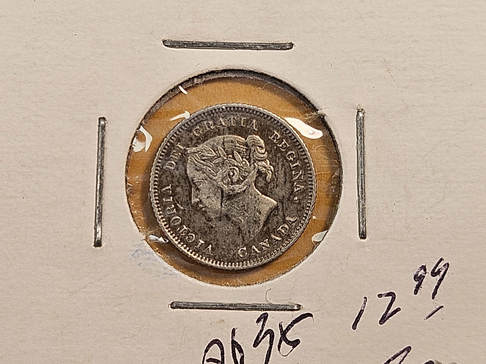 Two Canadian Silver Five Cents - 3