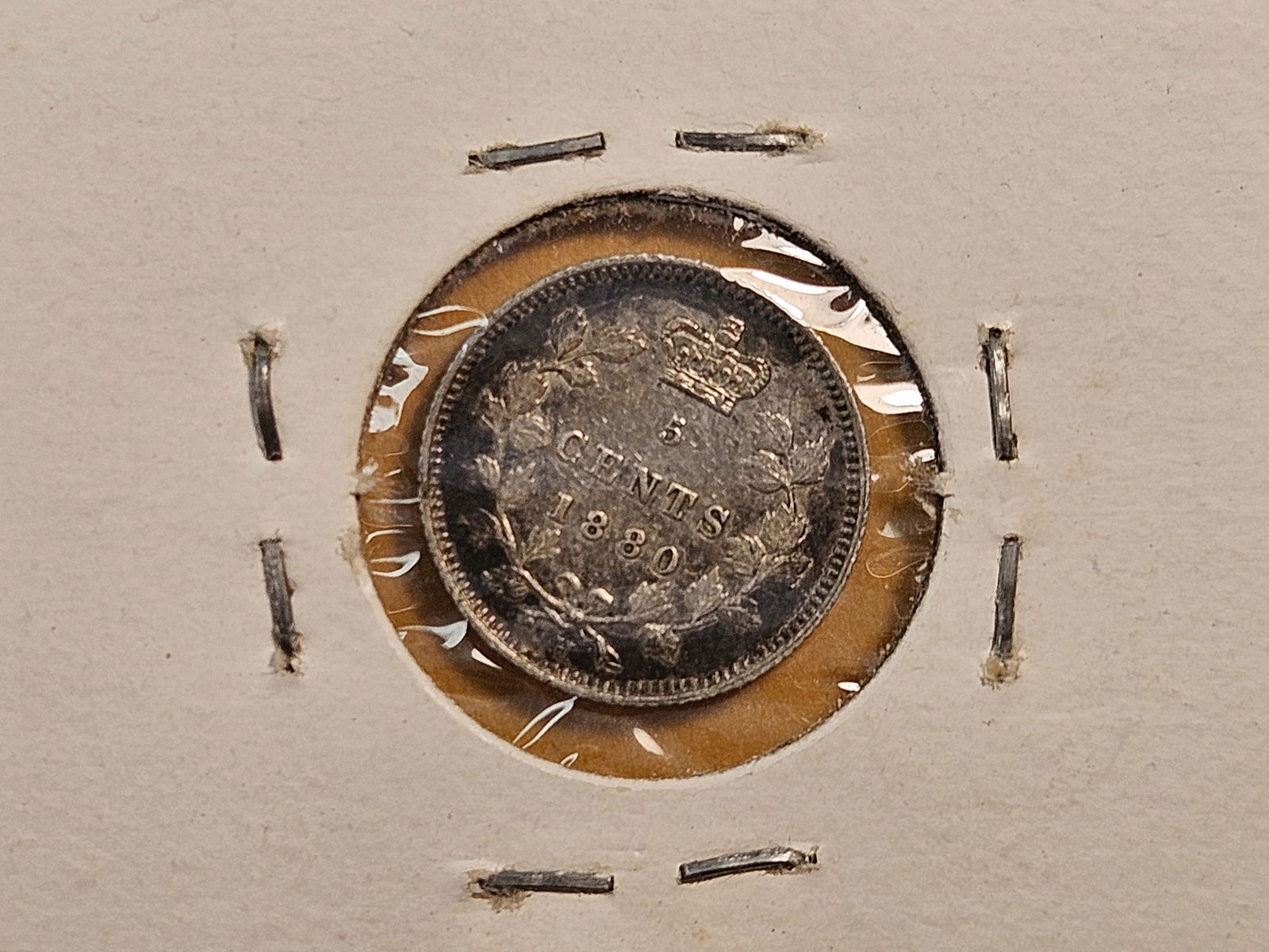 Two Canadian Silver Five Cents - 6