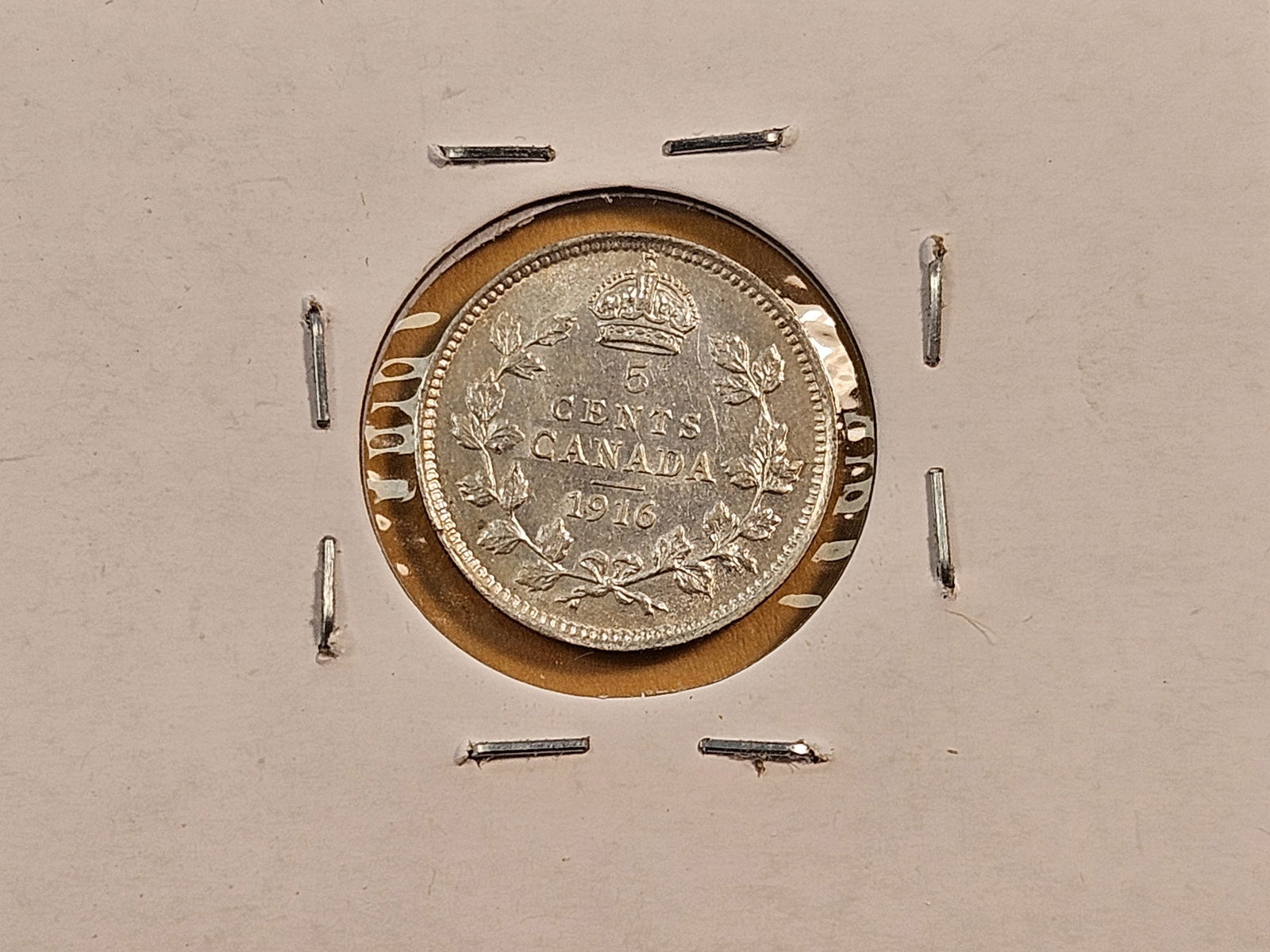 Three Canadian Silver Five Cent Pieces - 6