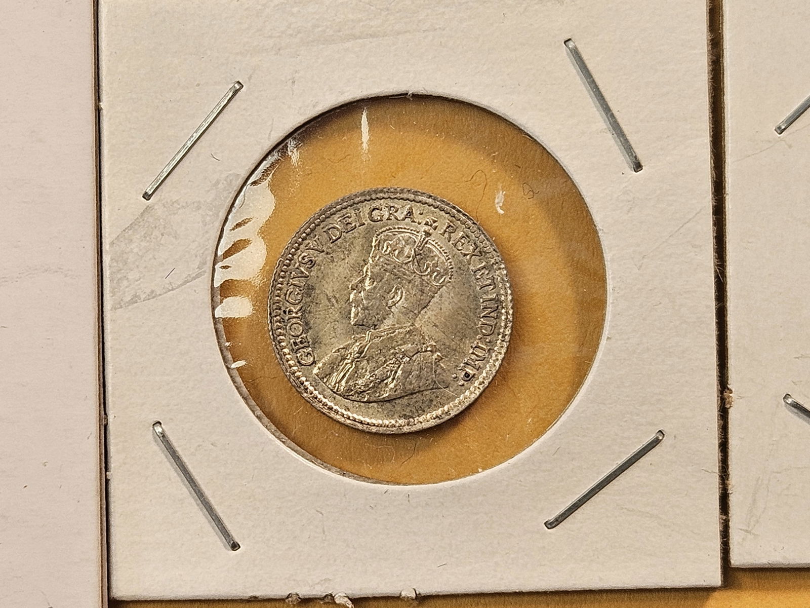 Six Canada and New Foundland Silver Five Cents - 6