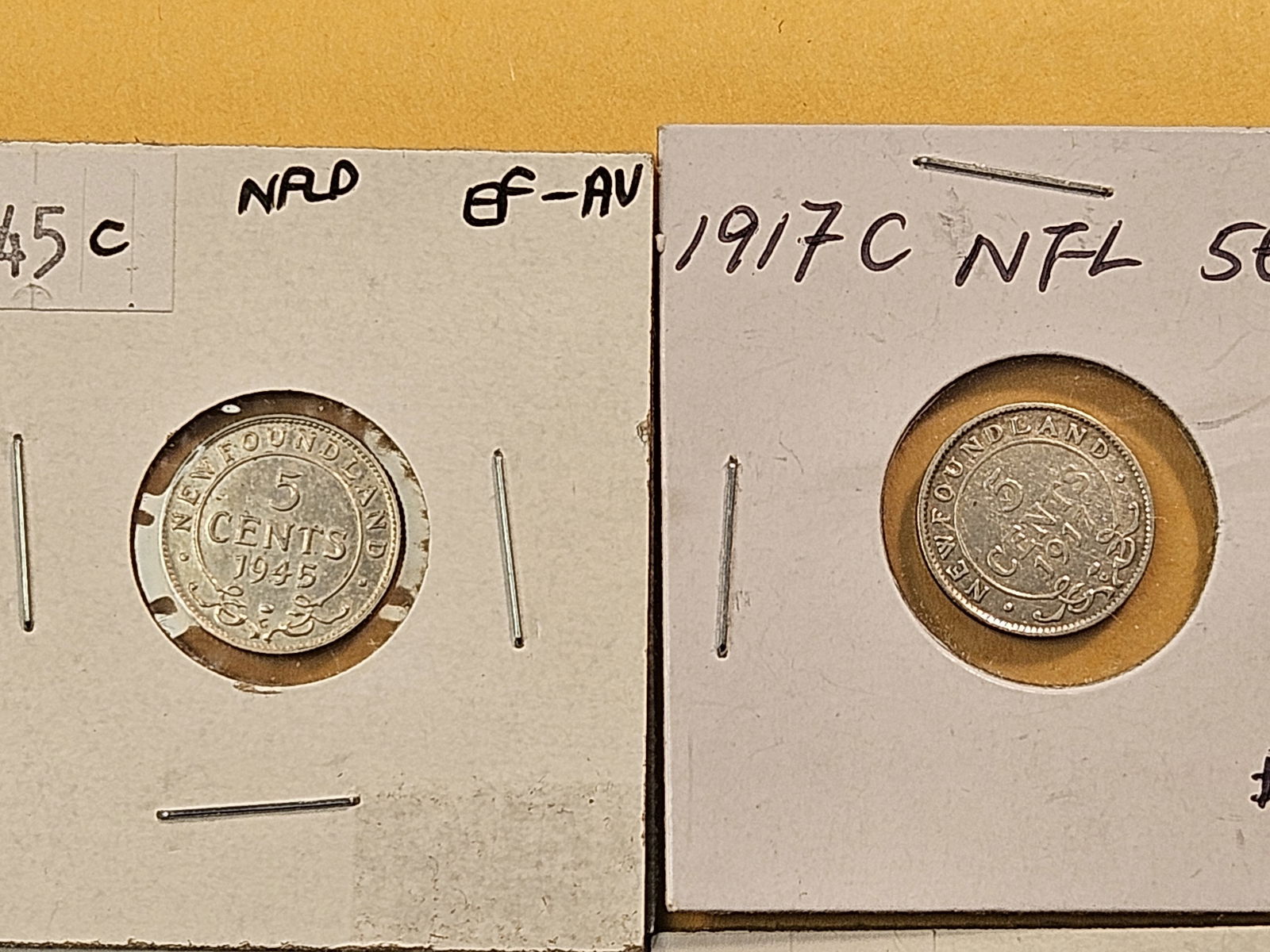 Six Mixed New Foundland Silver Decimal Coins - 10