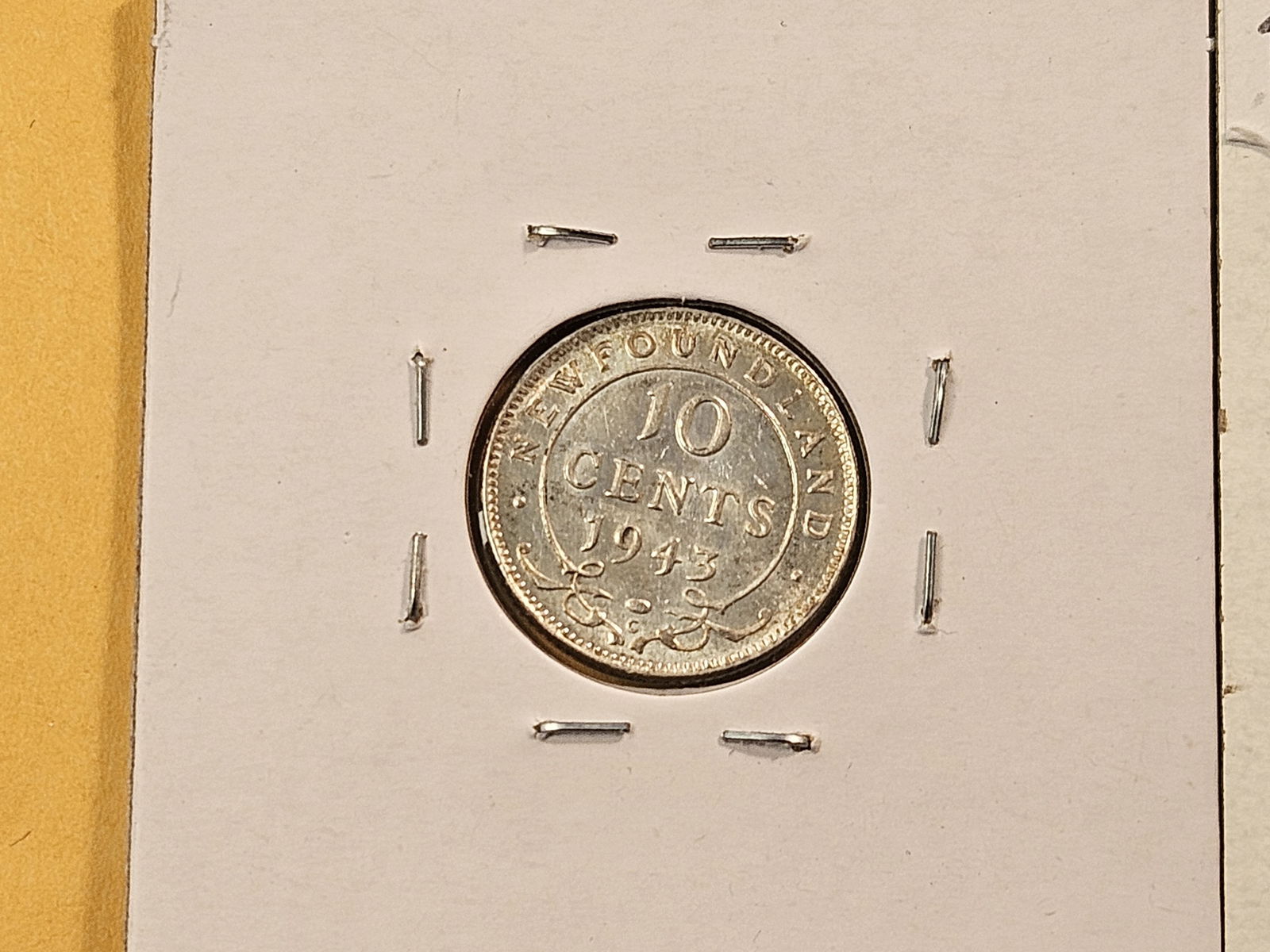 Six Mixed New Foundland Silver Decimal Coins - 9