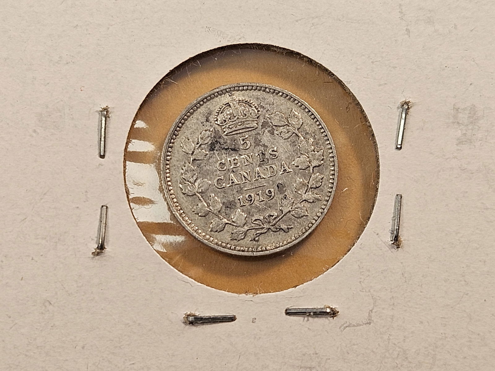 Eight Canadian Silver Five Cents - 10