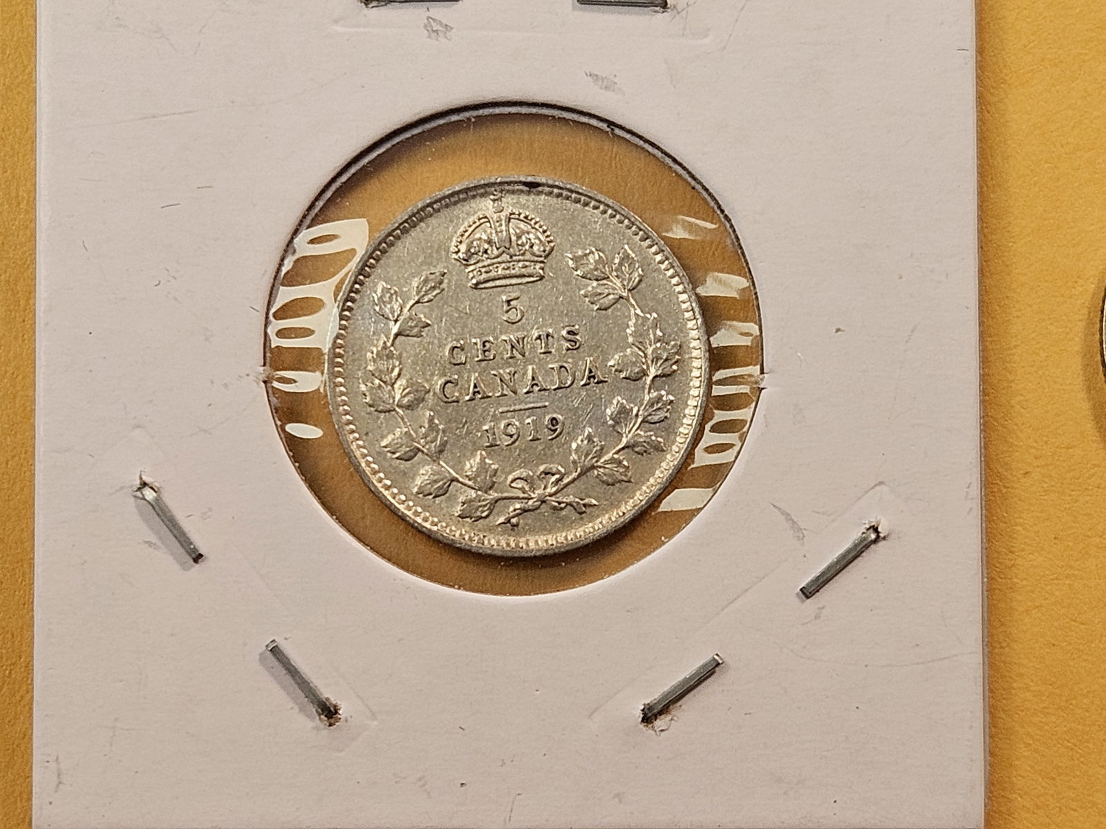 Eight Canadian Silver Five Cents - 12