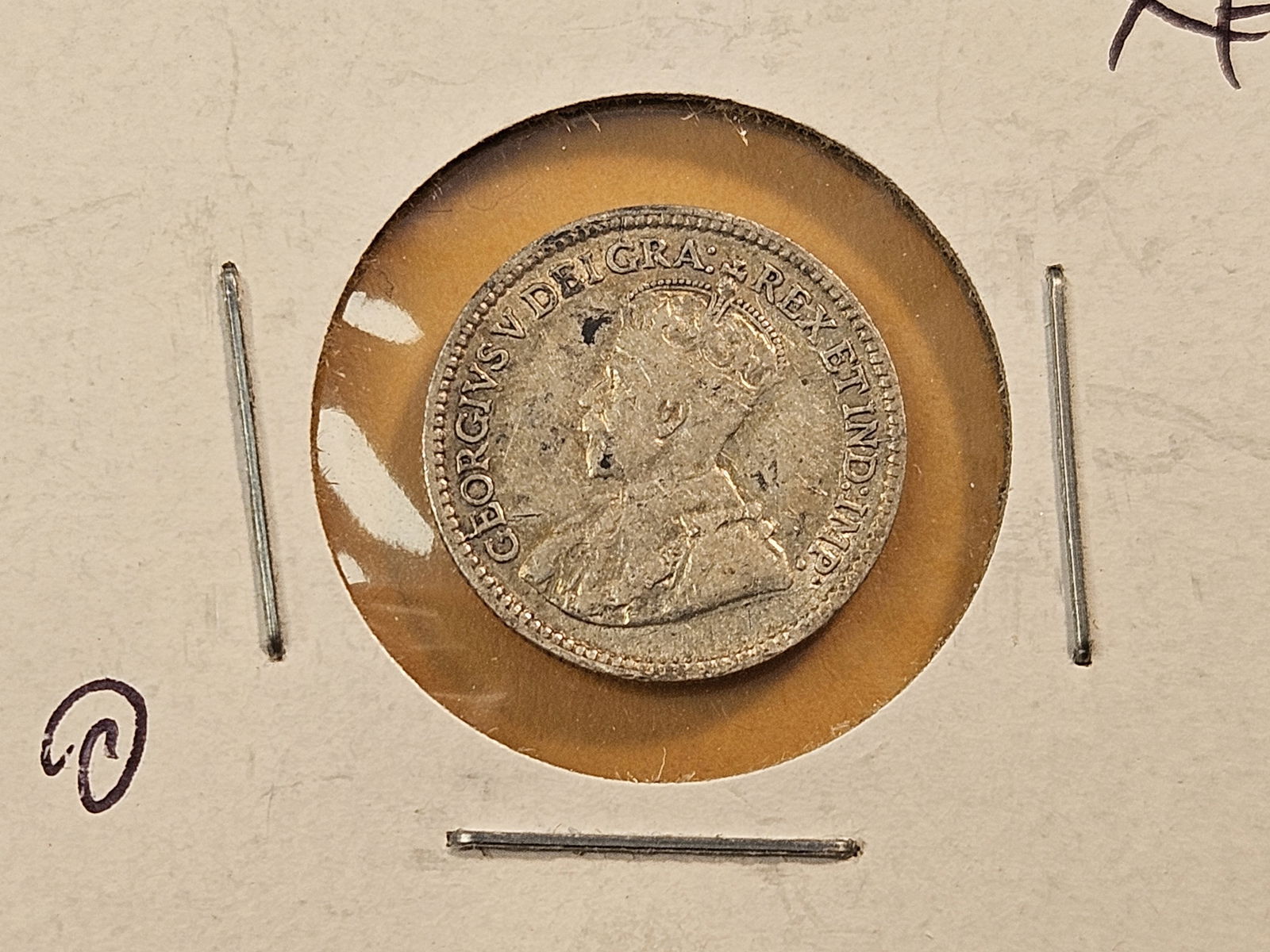 Eight Canadian Silver Five Cents - 3