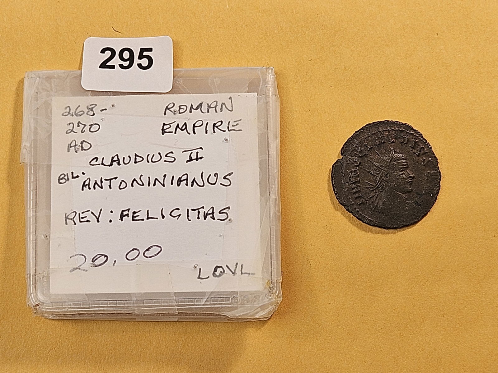 ANCIENT! 268-270 A.D. Roman Empire Coin - 2