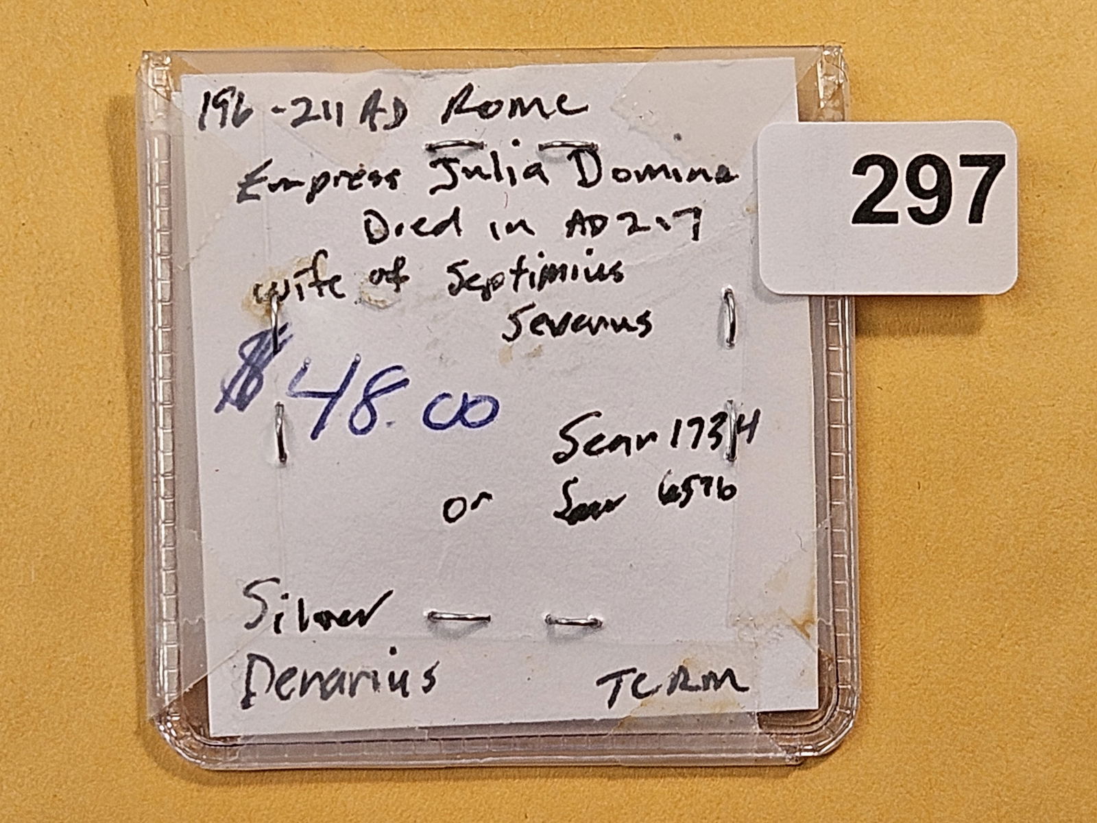 ANCIENT! 196-211 A.D. Roman Silver Denarius - 3