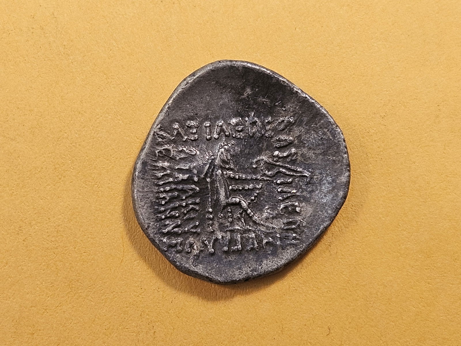 ANCIENT! 123-88 B.C. Silver Drachm - 4