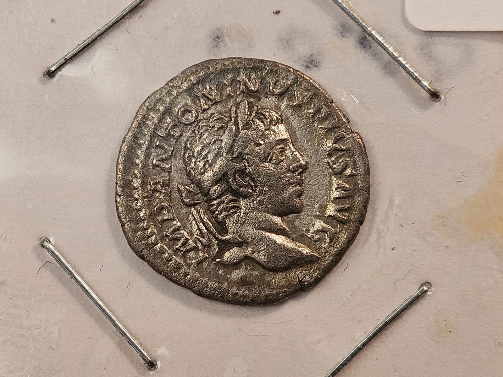 ANCIENT! 218-222 A.D. Roman Silver Denarius (1 of 3)