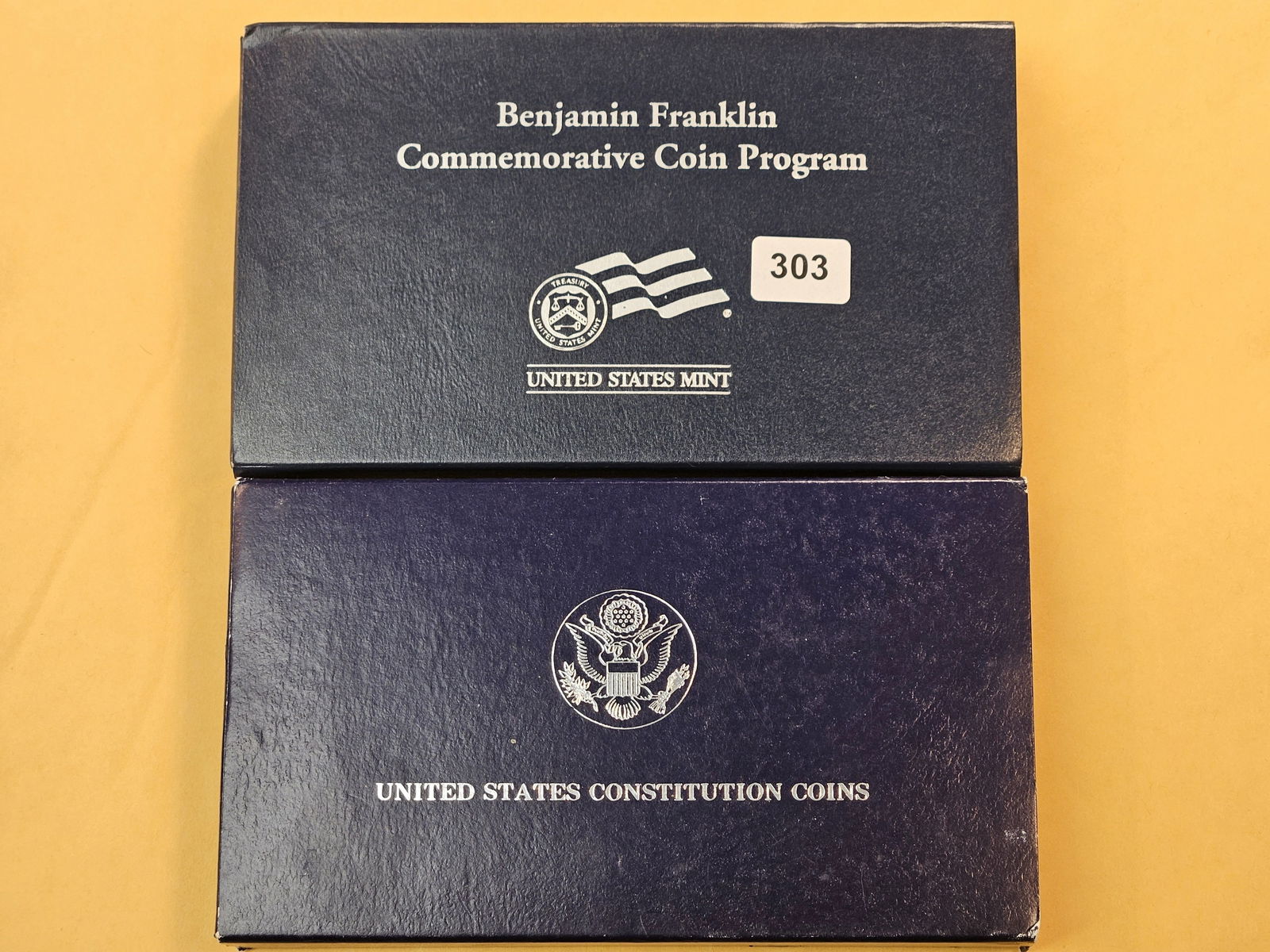 Two US Mint Commemorative Silver Dollars (1 of 4)