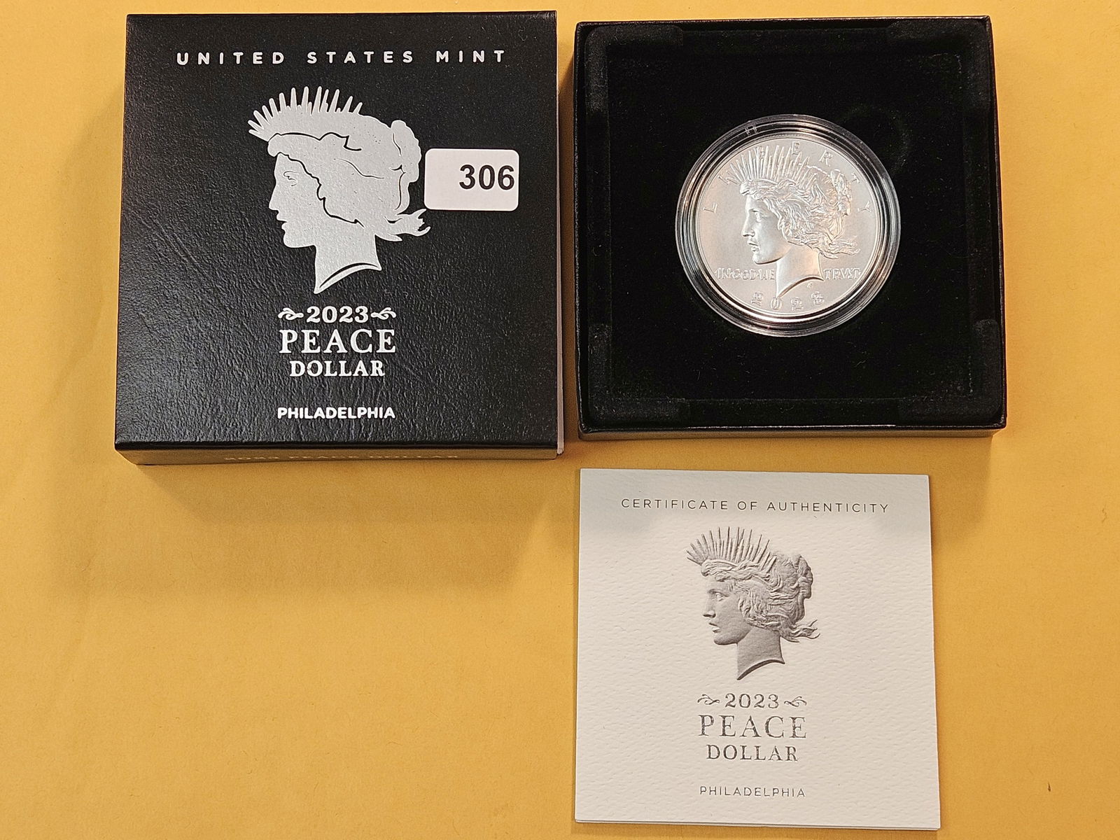 Brilliant Uncirculated 2023 Peace Silver Dollar - 2