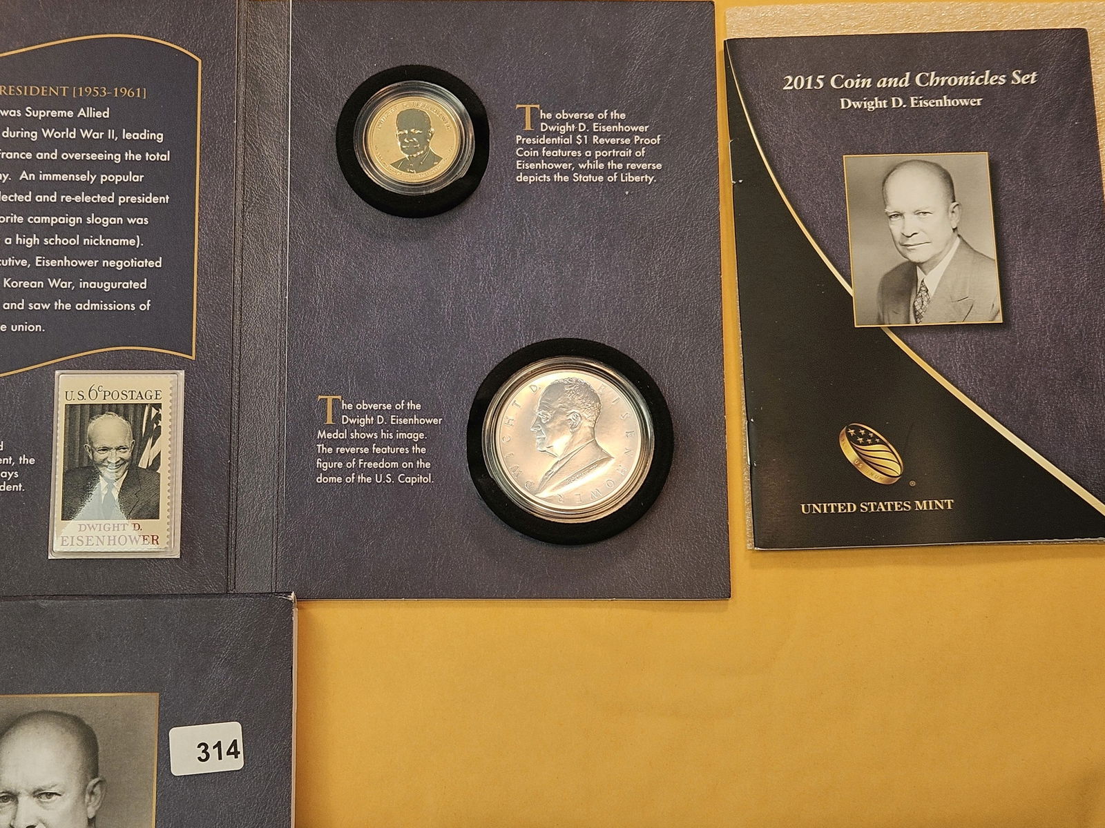2015 Coin and Chronicles Silver Set of Dwight D. Eisenhower - 2