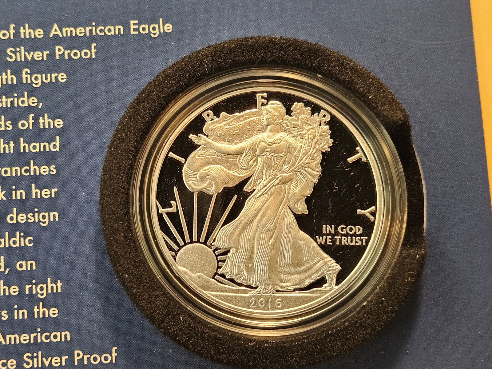 2016 Coin and Chronicles Silver Eagle Set of Ronald Reagan - 5
