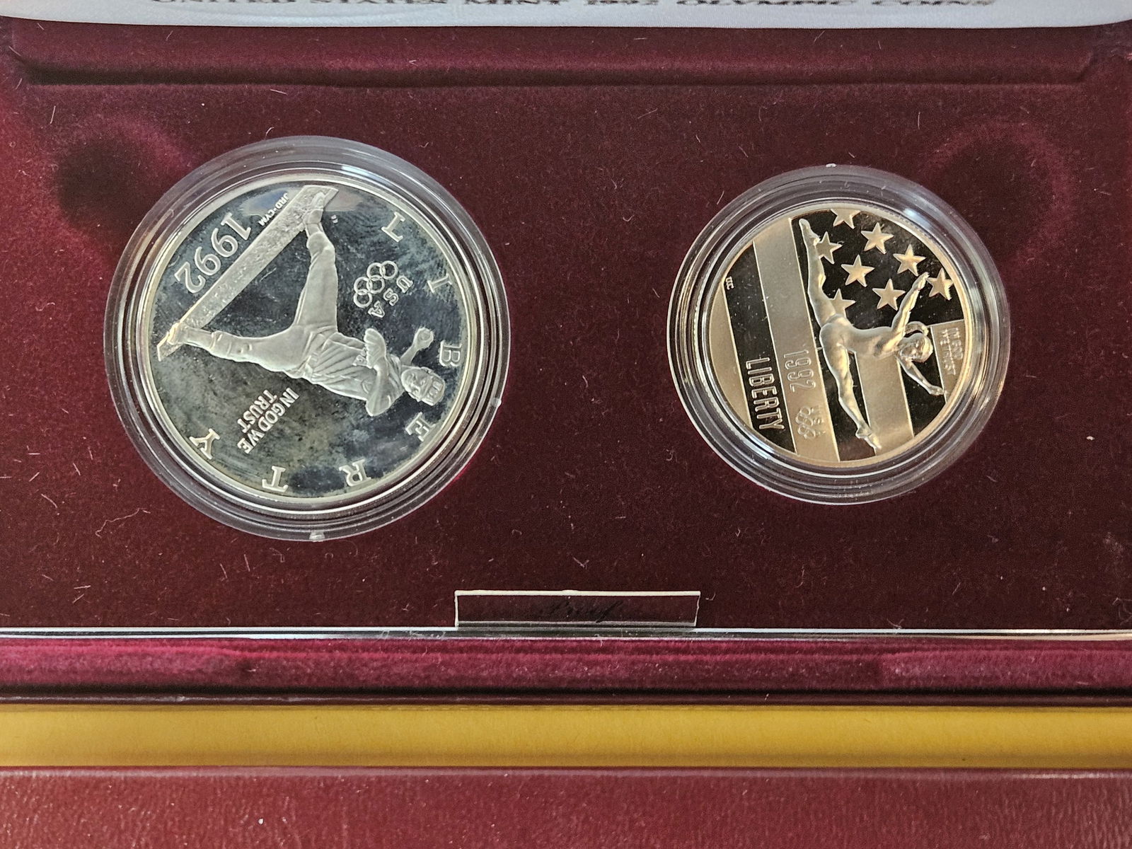 Two United States Mint Commemorative Silver Dollars - 3