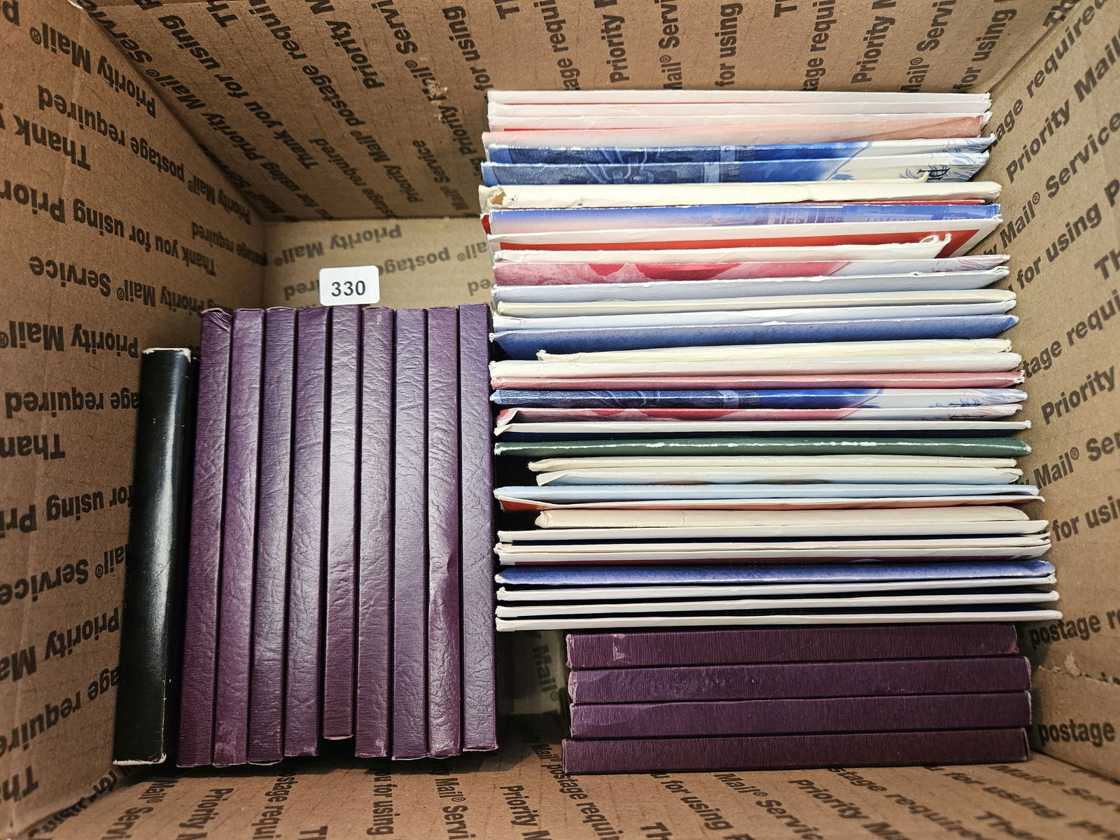 Fifty Mixed United States Proof and Uncirculated Coin Sets (1 of 1)