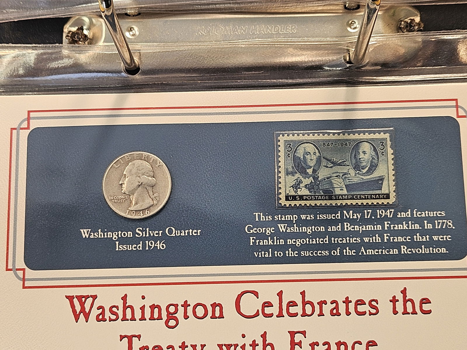 The George Washington Silver Quarter and Stamp Collection - 7
