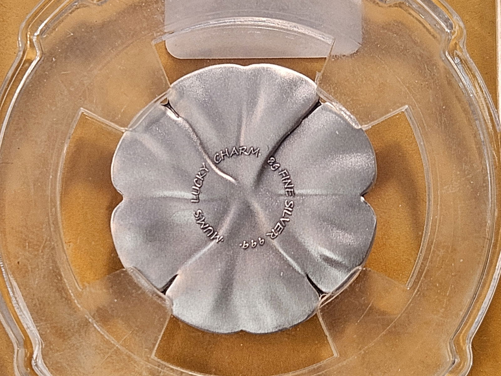 SILVER! Mum's Lucky Charm in CSIS Holder Graded MS-70 - 4