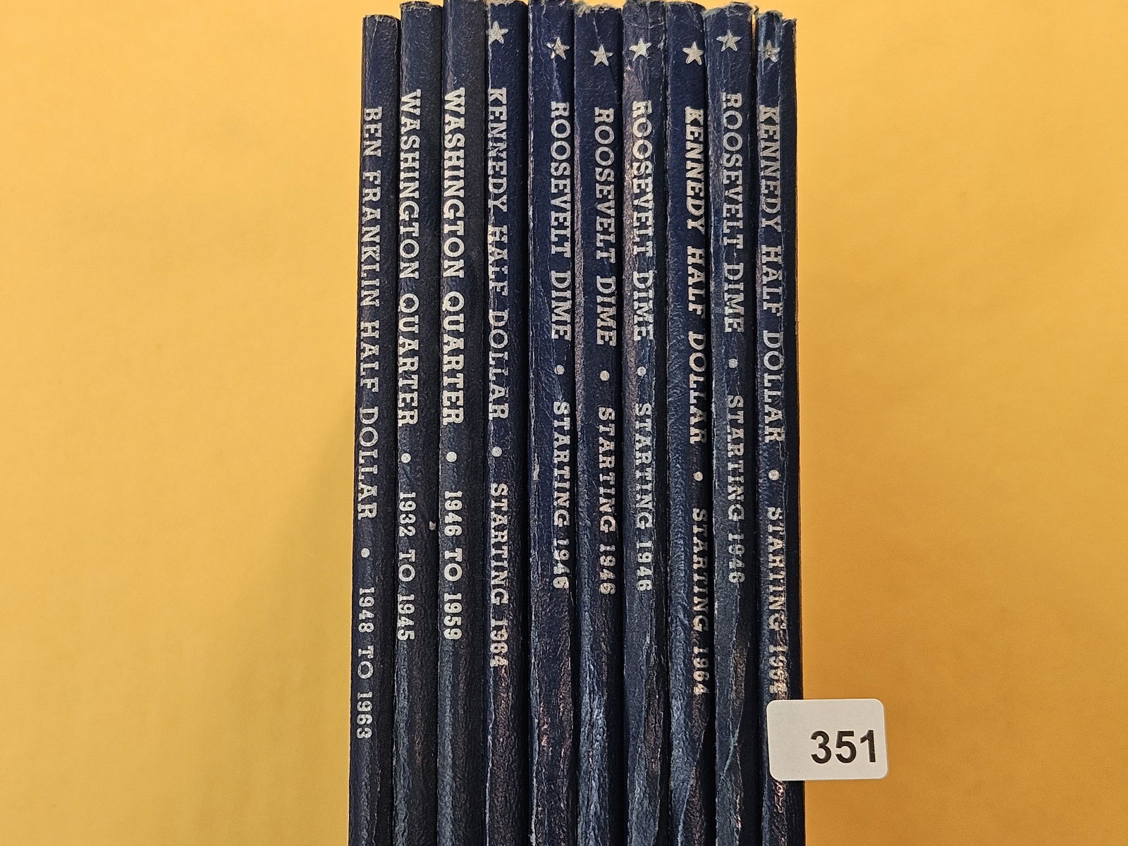 Ten Empty Whitman US Coin Albums (1 of 3)