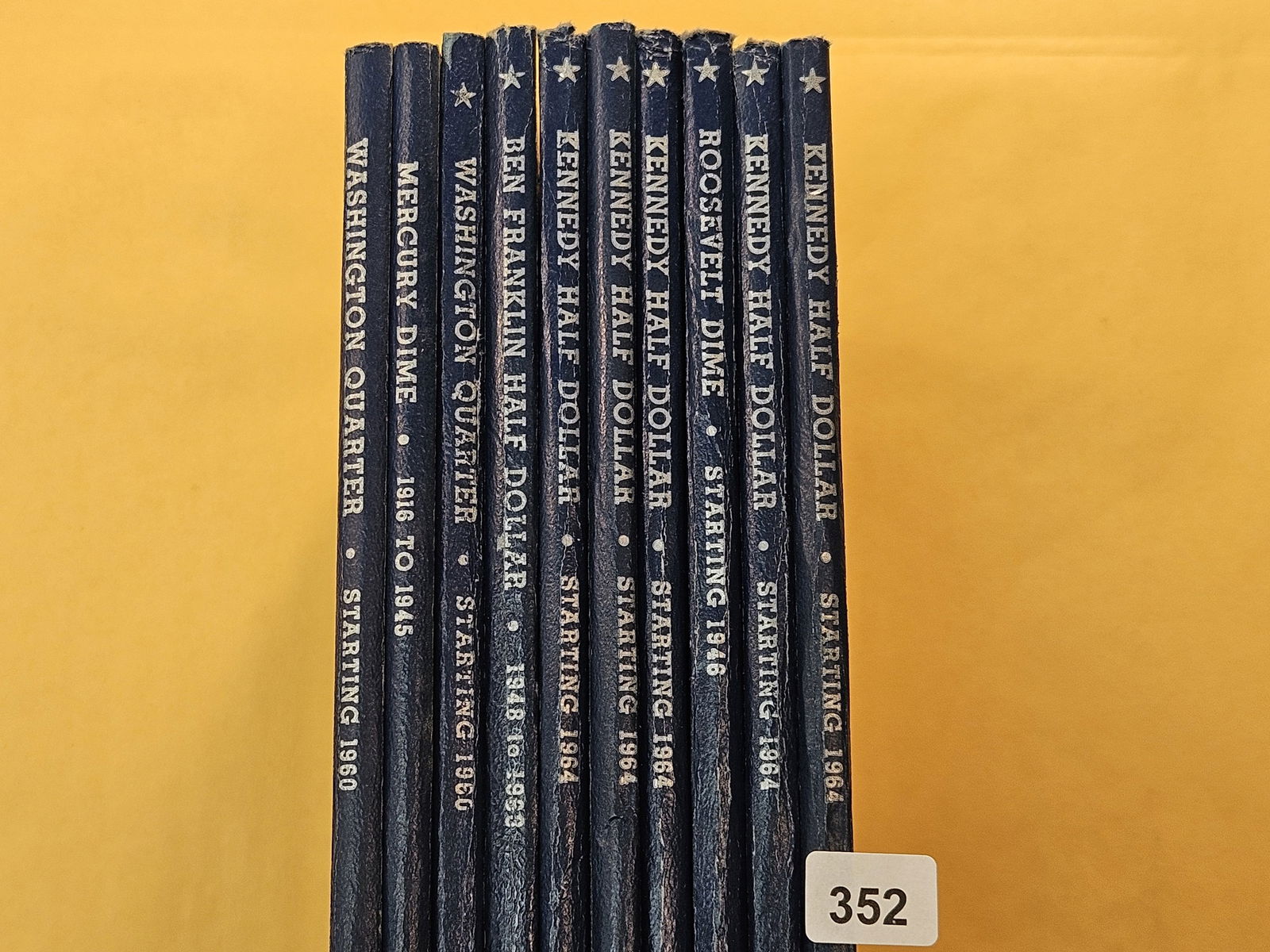 Ten Empty Whitman US Coin Albums (1 of 2)