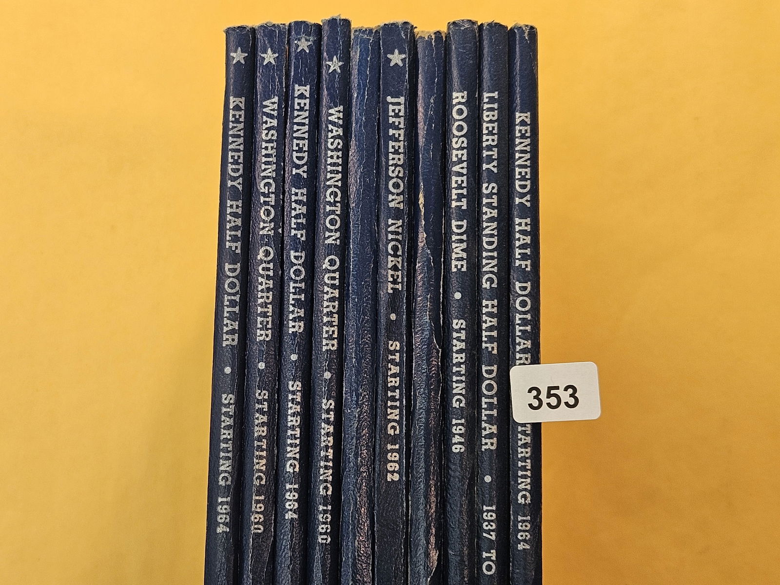 Ten Empty Whitman US Coin Albums (1 of 2)