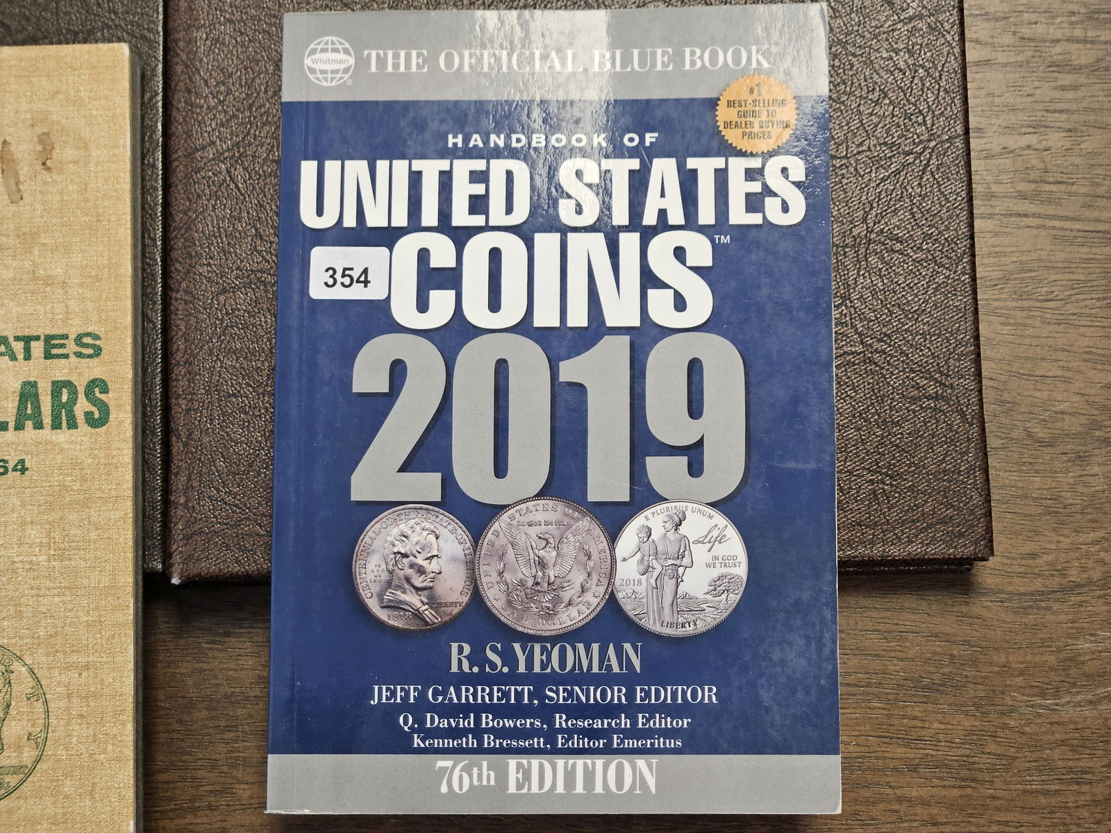 Three Empty Coin Albums and a 2019 Blue Book - 2