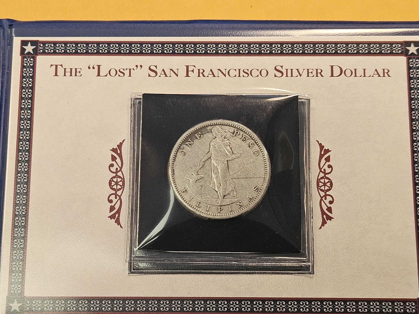 1909-S Philippines Silver One Peso - 2