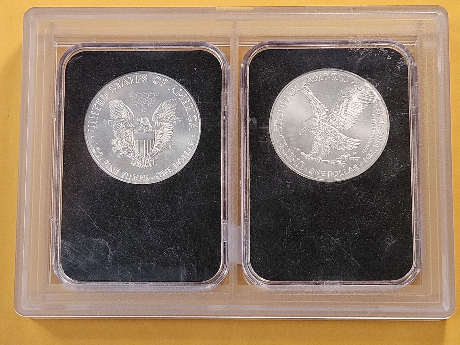 Two Brilliant Uncirculated 2021 American Silver Eagles - 4