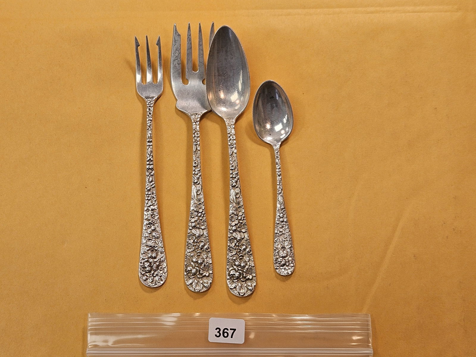 SILVERWARE! Four Pieces of Sterling Silverware (1 of 2)