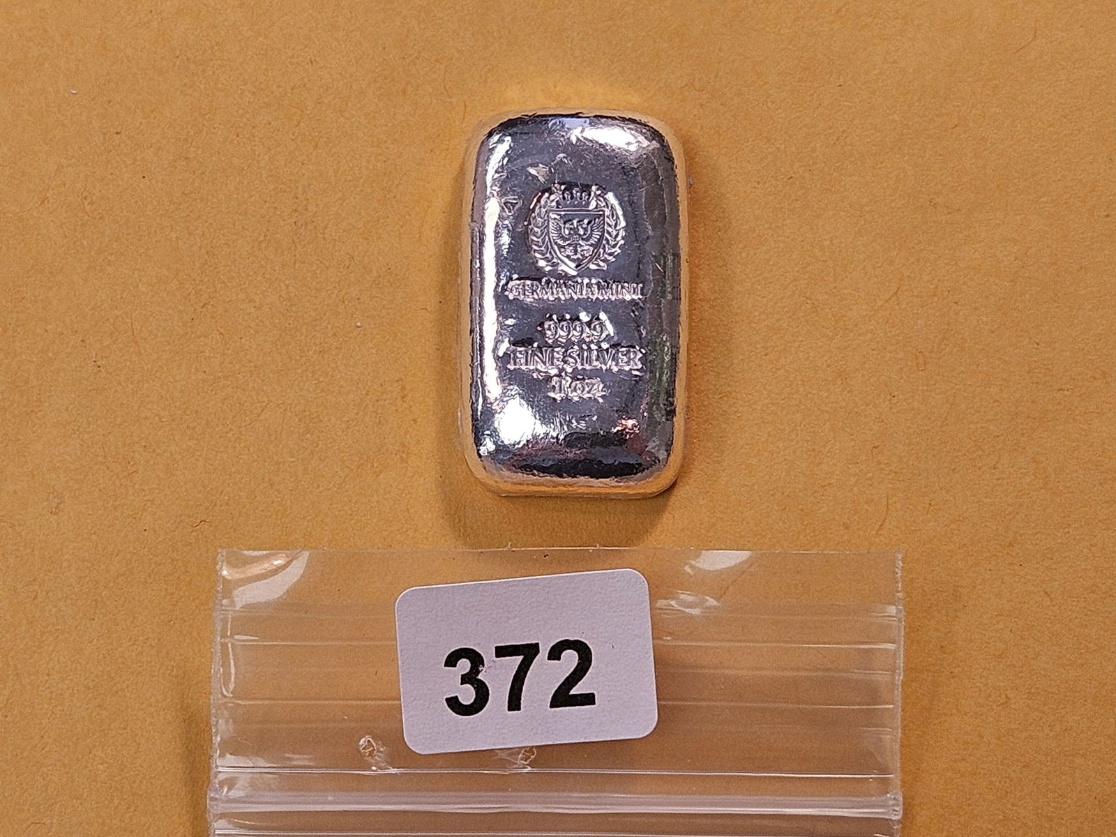 One Troy Ounce .999 Fine Silver Bar (1 of 3)