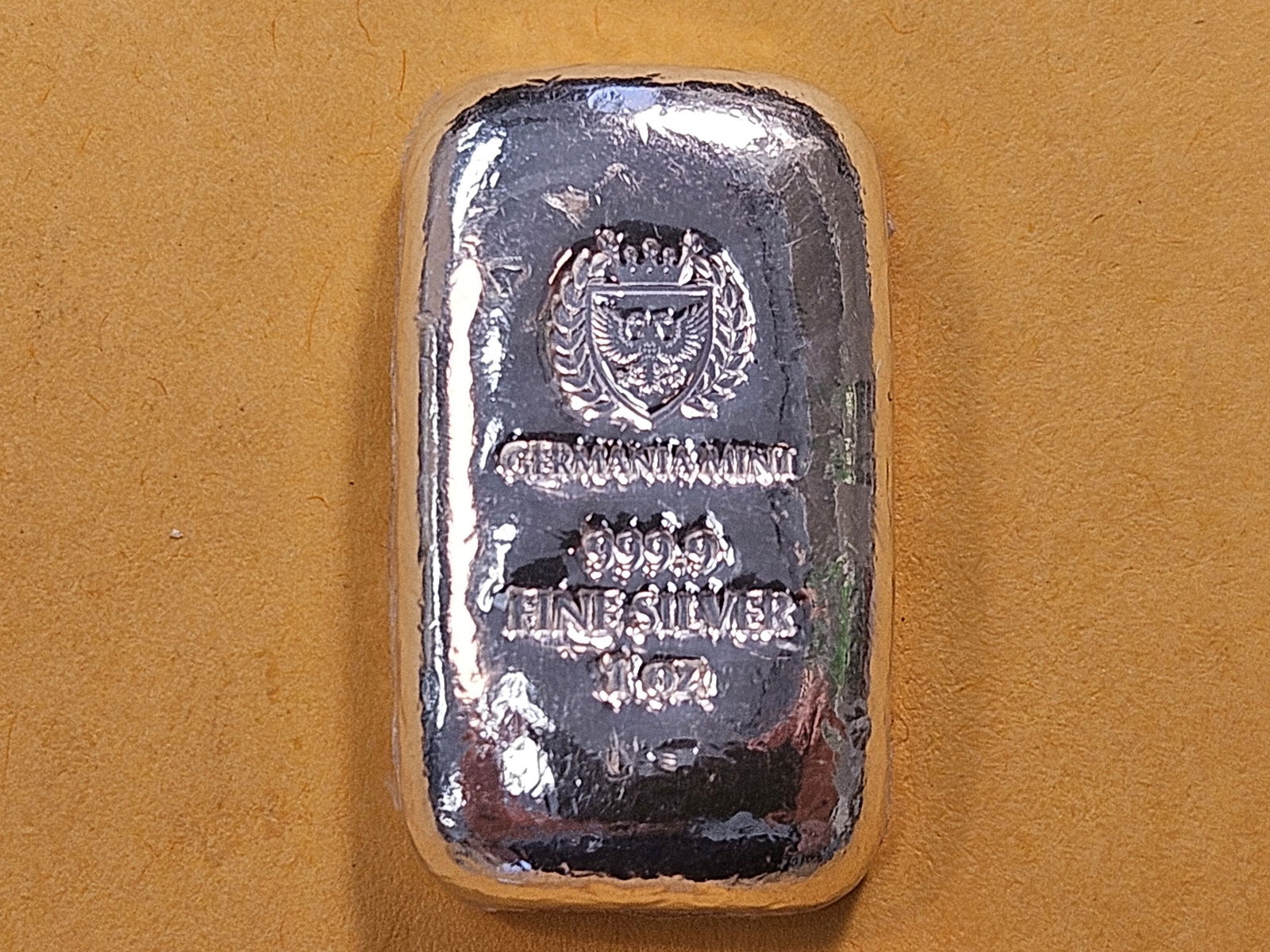 One Troy Ounce .999 Fine Silver Bar - 2