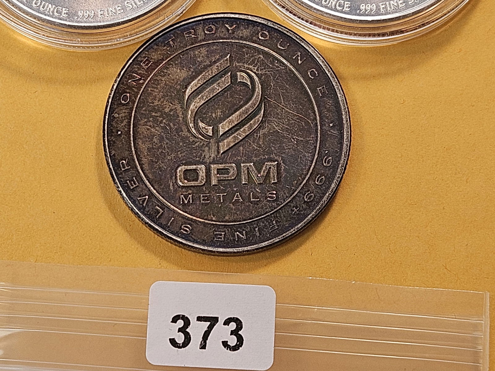 Three 1 Troy Ounce .999 Fine Silver Rounds - 3