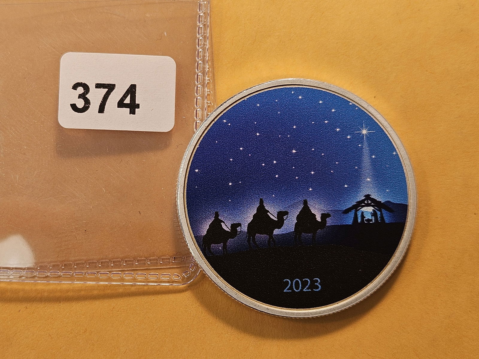 One Troy Ounce .999 Fine Silver Art Round - 2