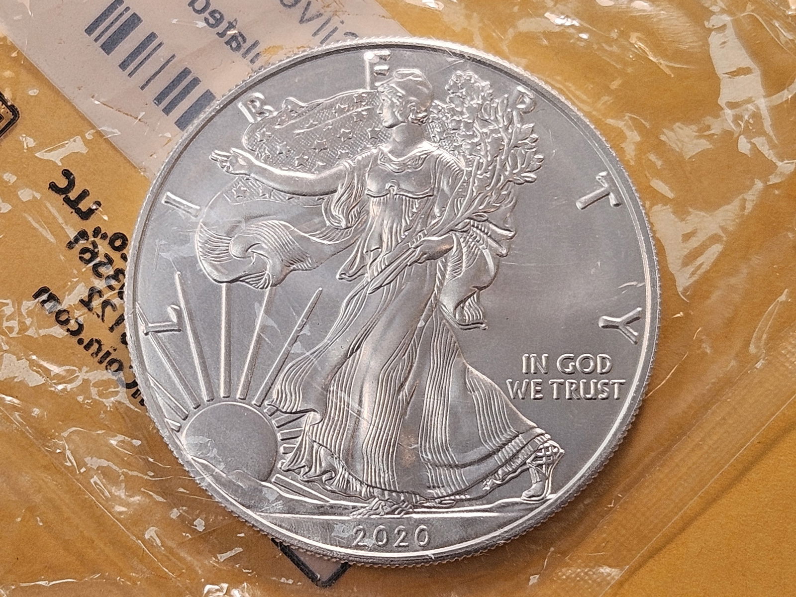 And last but not least, a GEM BU 2020 American Silver Eagle - 2