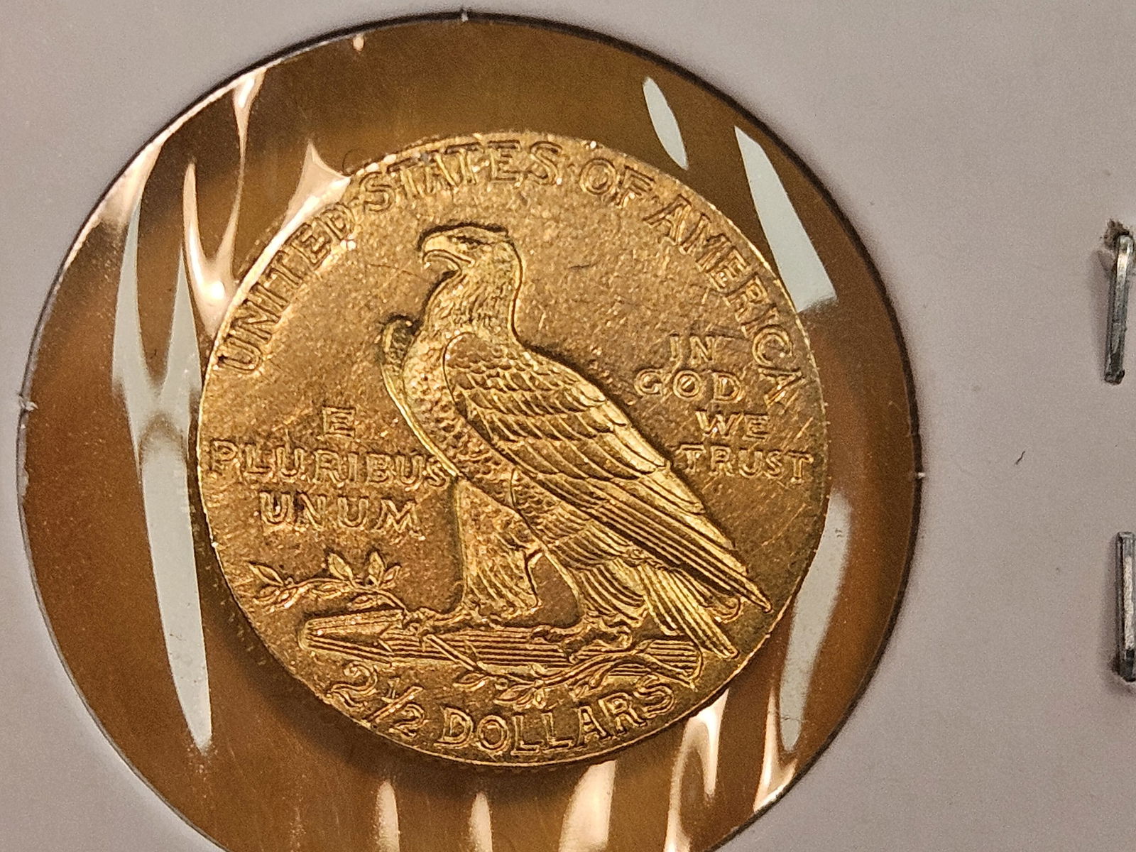 GOLD! Brilliant Uncirculated 1911 Gold Indian $2.5 Dollars - 4