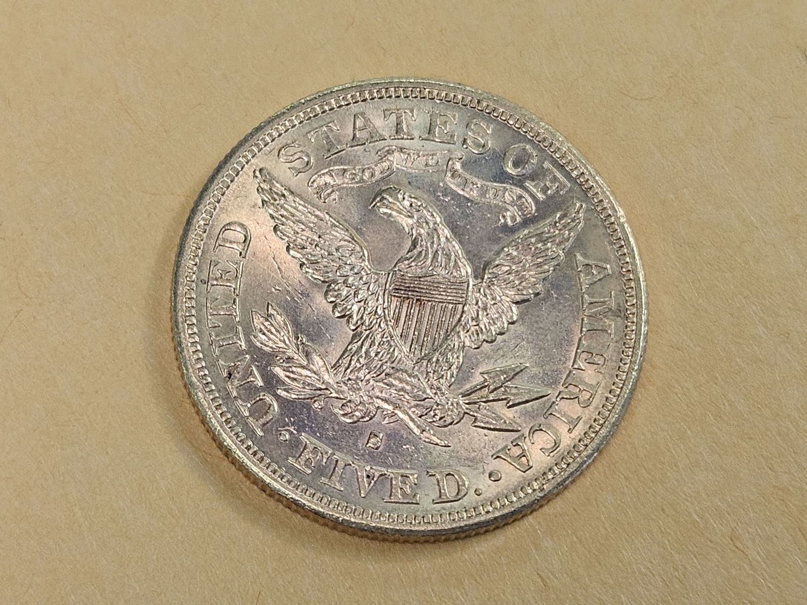 GOLD! Brilliant Uncirculated 1880-S Gold Liberty Head Five Dollars - 6