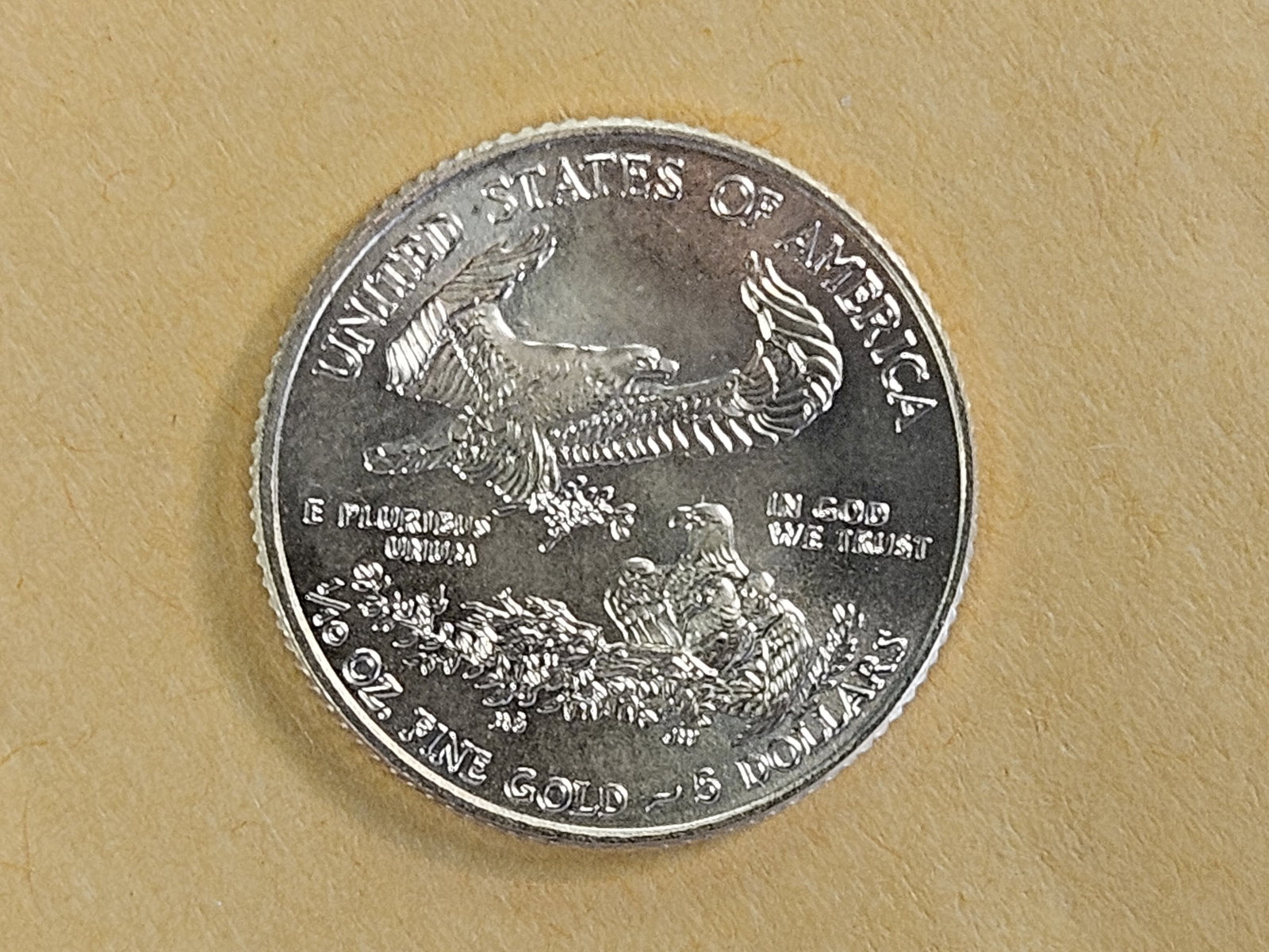 GOLD! GEM Brilliant Uncirculated 2012 GOLD one-tenth American Gold Eagle - 5