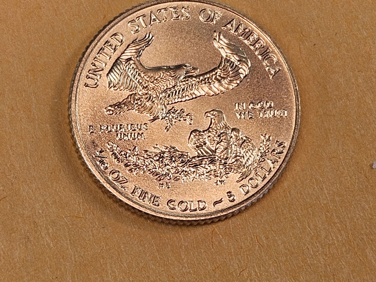 GOLD! GEM Brilliant Uncirculated 2012 GOLD one-tenth American Gold Eagle - 4