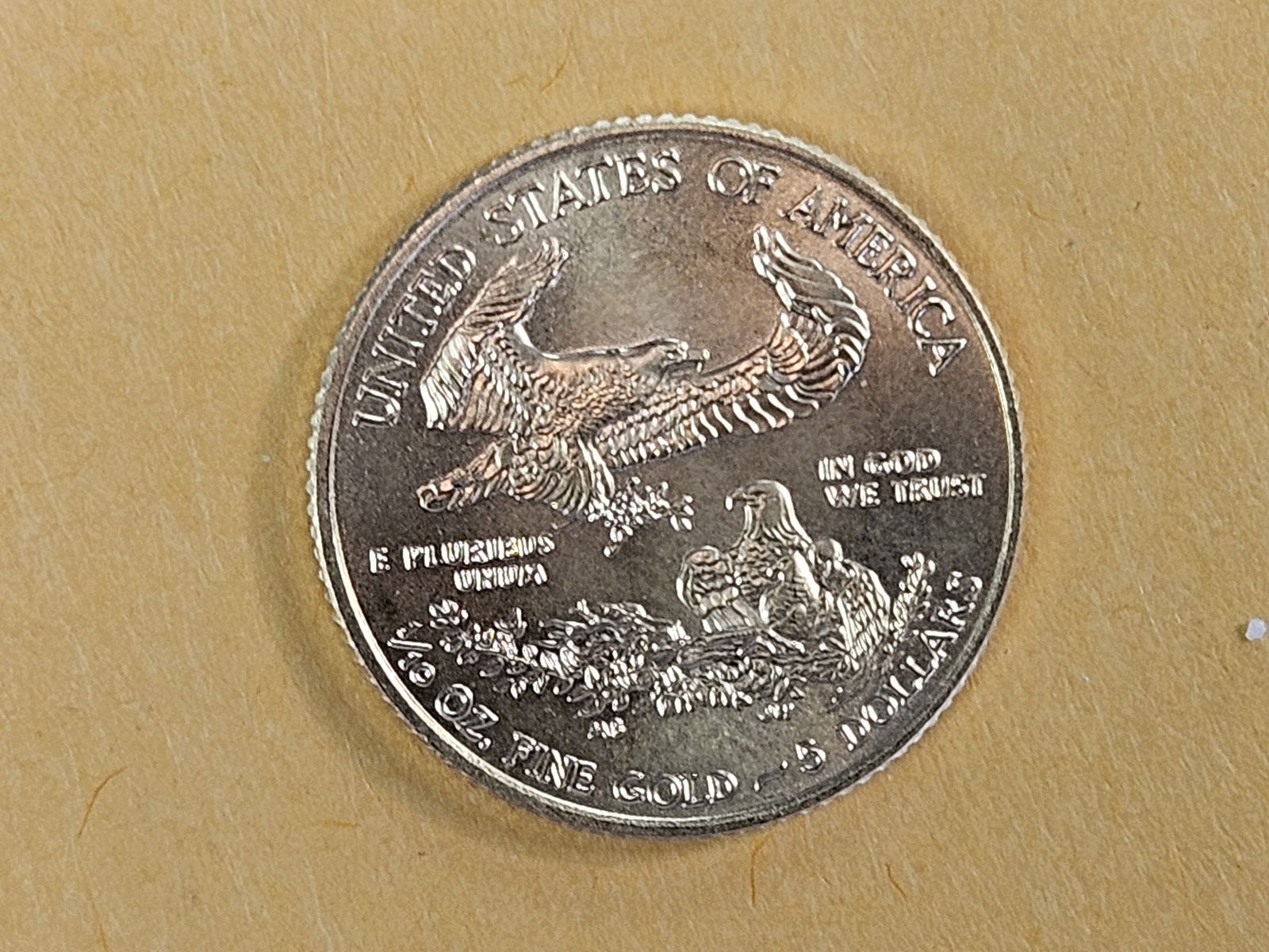 GOLD! GEM Brilliant Uncirculated 2012 GOLD one-tenth American Gold Eagle - 5