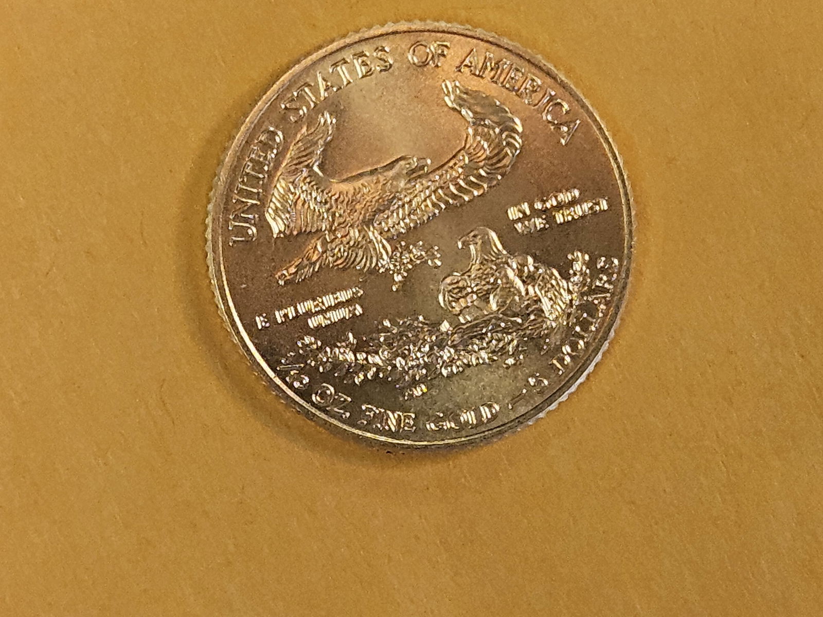 GOLD! GEM Brilliant Uncirculated 2012 GOLD one-tenth American Gold Eagle - 4