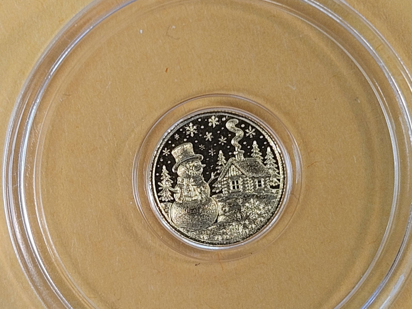 GOLD! 2025 One-two hundredth .9999 fine gold round - 3