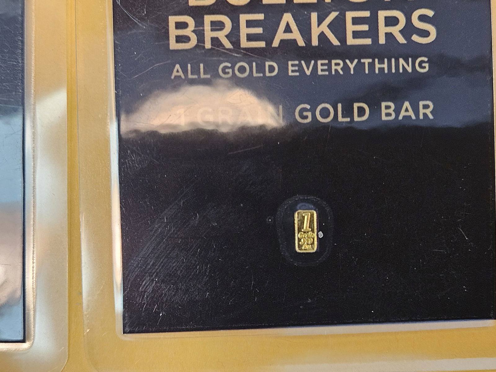 GOLD! Four 1-grain .9999 fine gold bars - 2