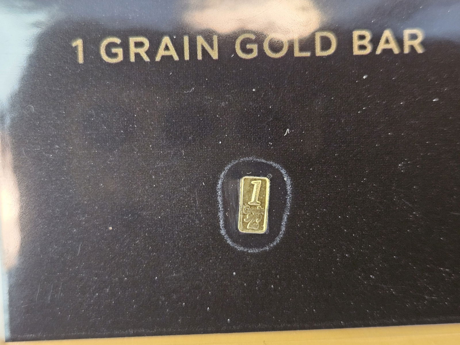 GOLD! Four 1-grain .9999 fine gold bars - 2