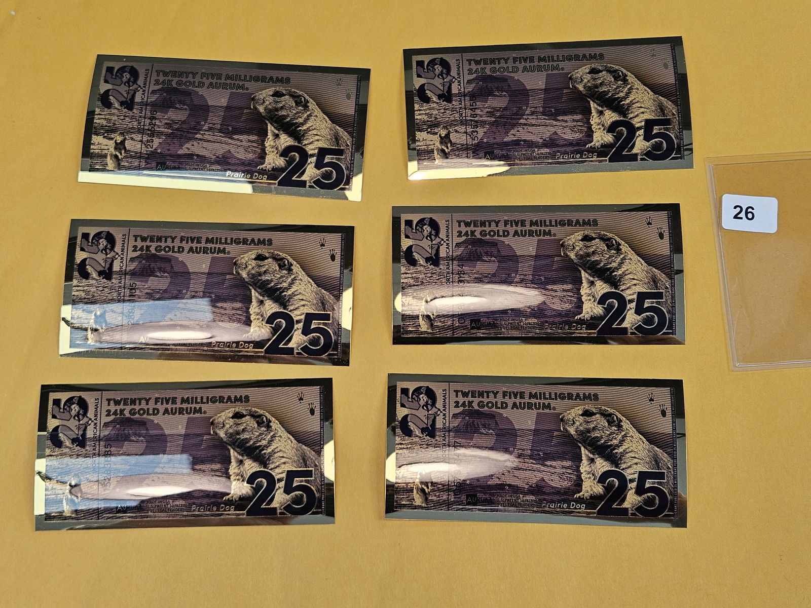 GOLD! Six Gold 24k Gold 25 Aurum - 2