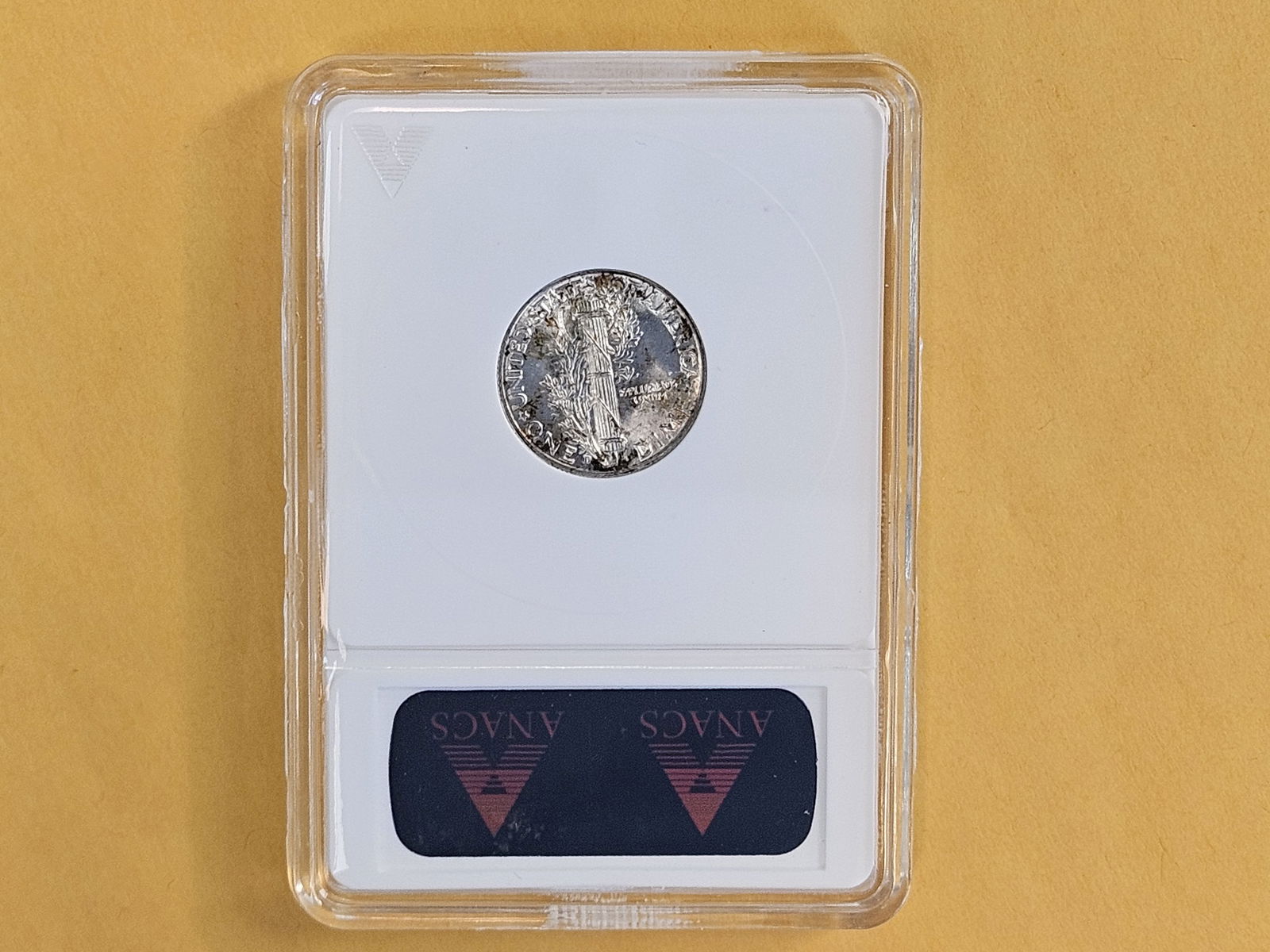 GEM! ANACS 1943-D Mercury Dime in Mint State 65 FSB - 6