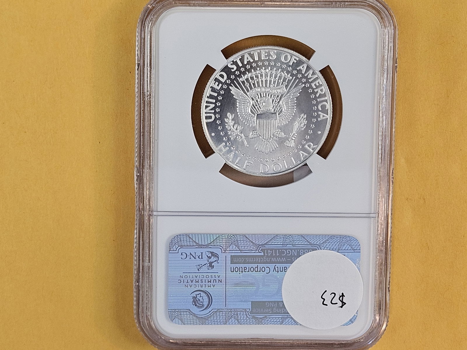 PERFECT! NGC 2014-S SILVER Kennedy half Dollar in SP 70 Enhanced Finish - 3