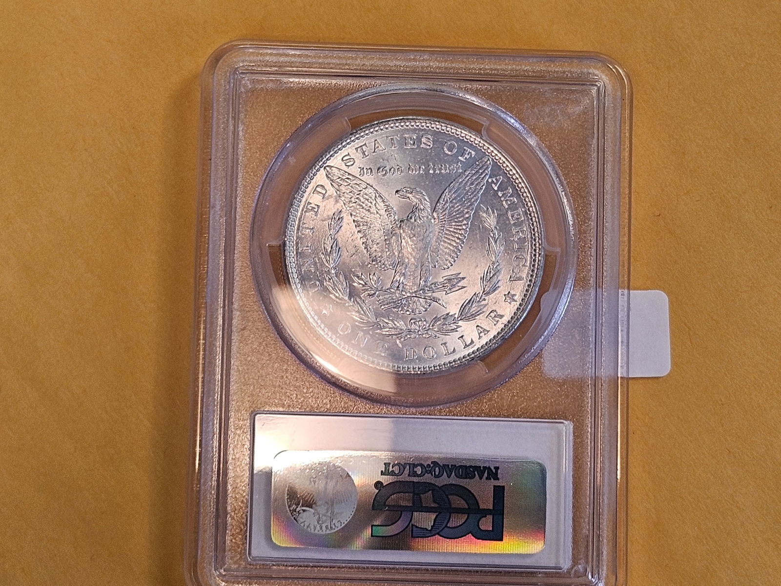 PCGS 1889 Morgan Dollar in Mint State 63 - 3