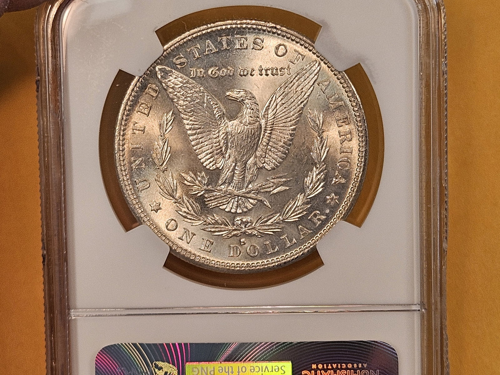 NGC 1882-S Morgan Dollar in Mint State 63 - 4